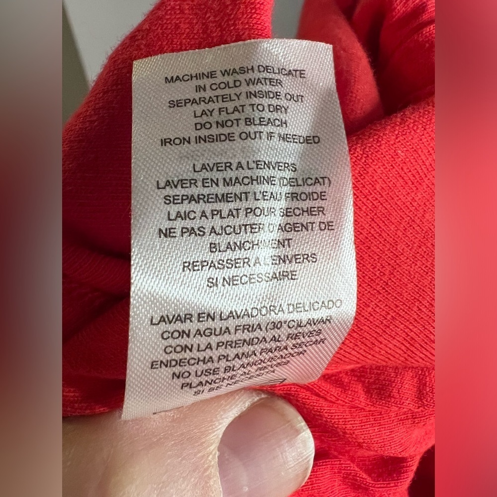 Philanthropy Rosebud Dress in Red Women’s Size Large - Picture 9 of 9